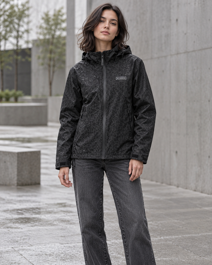 Water-Reactive Cheetah Rain Jacket